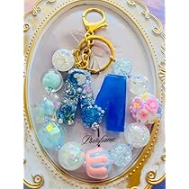 桔梗　イニシャルキーホルダー　16点　ハンドメイド　お花チャーム 桔梗 イニシャルキーホルダー 16点 ハンドメイド お花チャーム